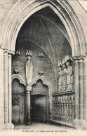 SAINT SULIAC : LE BEAU PORTAIL DE L'EGLISE - Saint-Suliac