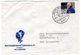1987 Sportangerbund Chiemsee / Übersee Stpl Grassau - Brieven En Documenten