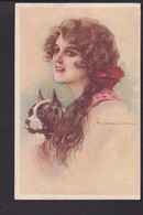 B71 /   Kunstkarte T. Corbella  , Gasparini  Milano Serie 335 / Frauen + Hund - Corbella, T.