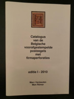 PERFO PERFIN CATALOGUS BELGISCHE VOORAFGESTEMPELDE POSTZEGELS MET FIRMAPERFORATIES ! LOT 385 - Belgien