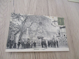 CPA 30 Gard Anduze La Grande Place Le Château Et Les Hôtels - Anduze