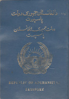 AFGHANISTAN REPUBLIC Collectible 2000 Passport Passeport Reisepass Pasaporte Passaporto REVENUE EGYPT FISCAL - Documentos Históricos