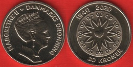 Denmark 20 Kroner 2020 "80th Birthday Of HM Queen Margrethe II" UNC - Dinamarca