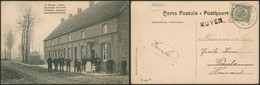 Carte Postale - N°17 Ruyen : Place Coetsier Florent, Plombier Zingueur Spécialité Acétylène + Griffe à L'origine RUYEN - Kluisbergen