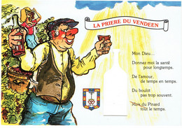 CPM FRANCE 00 REGIONS VENDEE - La Prière Du Vendéen - 1988 - Pays De La Loire