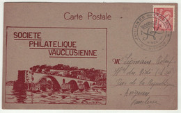 France // 1900-1945 // Carte Journée Du Timbre Avignon 1944 - Brieven En Documenten