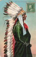 Indien Indiens American Indians Indian Sioux Chief Standing Bear Cpa - Indianer