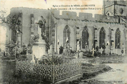 Ménil Sur Belvitte * église Et Cimetière Du Village * Le Curé - Autres & Non Classés