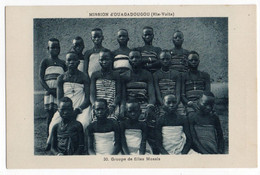 CPA   BURKINA FASO EX HAUTE VOLTA -   MISSION OUAGADOUGOU  -   GROUPE DE FILLES MOSSIS - Burkina Faso