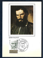 A8 - Carte Postale Maximum - Premier Jour - Léon Tolstoï - 1978 - 1970-79