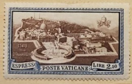 VATICANO 1933 ESPRESSO LIRE 2,50 - Eilsendung (Eilpost)