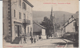 CORNIMONT (88) - Grande Rue Et L'Eglise - Bon état - Cornimont