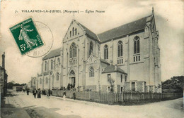 Villaines La Juhel * Rue Et Vue Sur L'église Neuve - Villaines La Juhel