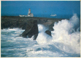 Belle Ile En Mer * Bateau Voilier LE BVELEM Le Belem Dans Le Gros Temps Aux Poulains * Phare - Belle Ile En Mer