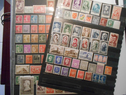 France Collection ,100 Timbres Neufs ( Charniere) Anciens - Collections