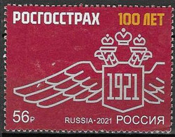 RUSSIA # FROM 2021 STAMPWORLD 3076 - Usados