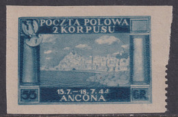 Corpo Polacco Vittorie Polacche 1946 55 G. Grigio Sass. 2bf MNH** Cv. 350 - 1946-47 Zeitraum Corpo Polacco