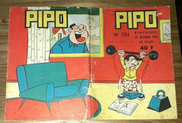 PIPO N° 151 LUG 20/10/1958   ELASTOC Robin Des Bois - Lug & Semic