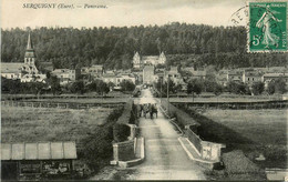 Serquigny * Panorama Sur L'entrée De La Ville * Attelage - Serquigny