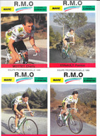 Fiches Cyclisme Avec Palmares - 1989 Equipe Cycliste Professionnelle R.M.O. (Travail Temporaire) 18 Coureurs + Staff - Radsport