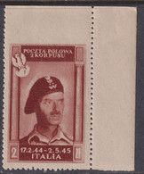 Corpo Polacco Vittorie Polacche 1946 2 Z. Sass. 4b MNH** Cv. 150 - 1946-47 Período Del Corpo Polacco