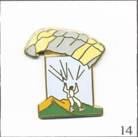 Pin’s Sport - Parachutisme. Estampillé Démons & Merveilles ;- La Glisse. EGF. T800O-14 - Paracaidismo