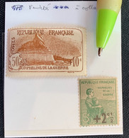 FRANCE STAMP Variété (?) TIMBRE N° 230 Et 162 " ORPHELINS 50c+10c LION BELFORT " NEUF Xx TTB - Neufs
