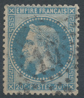 Lot N°63561    N°29B, Oblitération étoile Chiffrée 10 De PARIS "R. Du Cherche-Midi (1865 à Fin Mars 1876)" - 1863-1870 Napoléon III. Laure