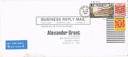 42734. Carta Aerea HONG KONG 1983 To Houston Tx, USA - Briefe U. Dokumente
