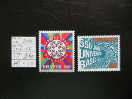 2010  "Zirkuswelt + Basel "  Postfrisch   LOT 210 - Unused Stamps