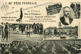 Rennes * La 40ème Fête Fédérale De L'union Des Sociétés De Gymnastique De France * Multivues Sport * Souvenir Juin 1914 - Rennes