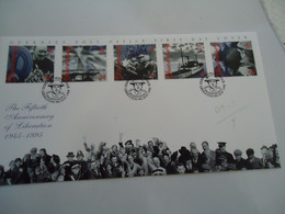 GUERNSEY  FDC  1995  BATTLE  WW2 - Guerre Mondiale (Seconde)