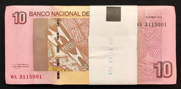 Angola 10+5  Kwanzas UNC Da Mazzetta ( 50 Coppie Disponibili ) Prezzo X 2 Banconote - Angola