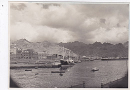 Photo Circa 1950 Tenerife Santa Cruz  Vue Générale Sur Le Port Réf 12265 - Plaatsen
