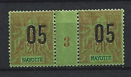 Timbre De Colonie Française Mayotte Neuf * Millésime  N 24 - Ongebruikt