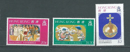Hong Kong  Silver  Jubilee 1977 -  Série Yvert N° 325 / 327 ** 3 Valeurs Neuves Sans Charnière   - Bip4001 - Nuovi