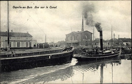 Capelle-au-Bois. Vue Sur Le Canal (schip) - Kapelle-op-den-Bos