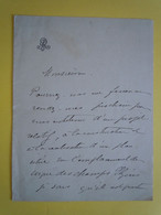 Lettre Autographe REJANE (1856-1920) Célèbre Comédienne - Cirque Des Champs Elysées - Handtekening
