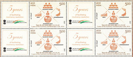 INDIA  2021 MY STAMP, INSOLVENCY & BANKRUPTCY CODE 2016, For Revival, 1v With Tab ,BLOCK OF 4, LIMITED Issue,MNH(**) - Unused Stamps