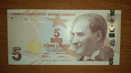 Turchia 5 LIRASI 2009 Turkey Truthahn Turquie UNC / FDC - Turkey