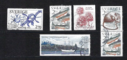 Schweden Lot Aus Den Jahren 1984-85 Gestempelt Used - Collections