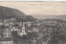A4418) LINDENFELS I. O. - Blick Von Der BURG - KIRCHE U. Haus DETAIL 1914 - Odenwald