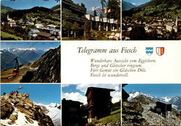 Telegramm Aus Fiesch - 7 Bilder (43601) - Fiesch