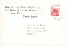 JAPAN - MAIL From POLAR SECTION / THE NATIONAL SCIENCE MUESEUM; TOKYO / YZ249 - Brieven En Documenten