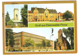 Deutschland - Eberswalde Finow - Alte Ansichten - VEB Kranbau - Wasserturm - Eberswalde