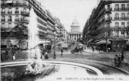 PARIS - La Rue Soufflot Et Le Panthéon - Arrondissement: 05