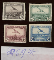 1930 Avions 1/4 * Met Plakker Cote 7,50 Euros. - Unused Stamps