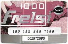 Iceland - Siminn - Frelsi, Lying Man, (Pink), PIN No. Type #1, GSM Refill 1.000Kr, Used - IJsland