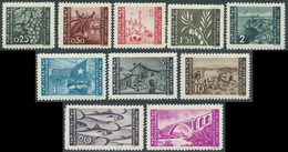 1945 OCCUP. JUGOSLAVA LITORALE SLOVENO EMISSIONE BILINGUE 10 VALORI MNH ** P20-5 - Occ. Yougoslave: Littoral Slovène