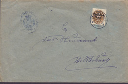 Deutsches Reich Dienst HAUPTZOLLAMT LANDSHUTH 1920 Cover Brief WITTENBURG Bayern Stamp Overprinted Deutsches Reich - Oficial